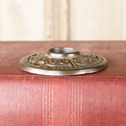 #50147 Antique Ornate Cast Iron Doorknob Rosette image 4