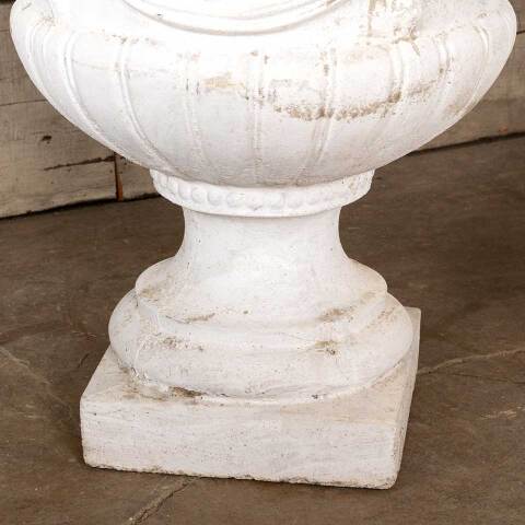 #50160 Vintage Cast Concrete Garden Urn Planters image 3