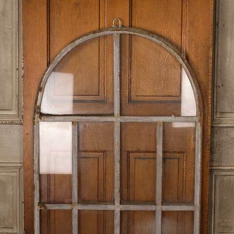 #50162 35x55 Arched Top Divided Lite Steel Window image 2