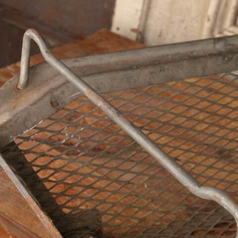 #50178 Industrial Metal Basket with Handles image 2