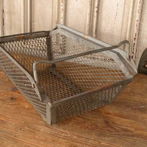 #50178 Industrial Metal Basket with Handles image 6