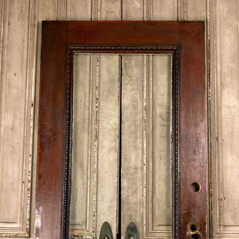 #50229 36x82 Antique Full View Oak Entry Door image 2