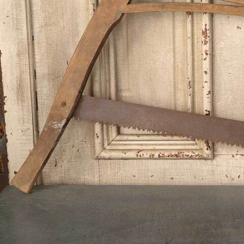 #50242 Antique Buck Bow Wood Cutting Handsaw image 2