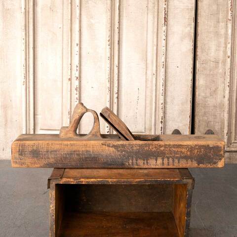 #50319 Antique Large Carpenter's Wood Block Plane image 3