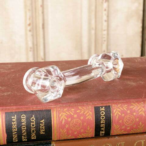 #50376 Vintage Pressed Glass Drawer Pull Handle image 3