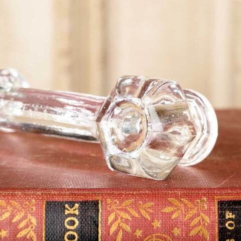 #50376 Vintage Pressed Glass Drawer Pull Handle image 4