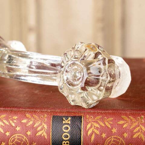 #50377 Vintage Pressed Glass Drawer Pull Handle image 4