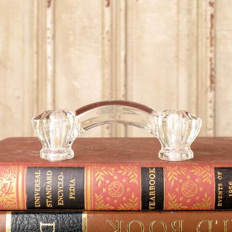 #50377 Vintage Pressed Glass Drawer Pull Handle image 5