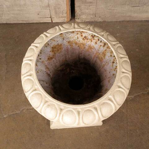 #50395 Antique Cast Iron Garden Urn Planter image 4