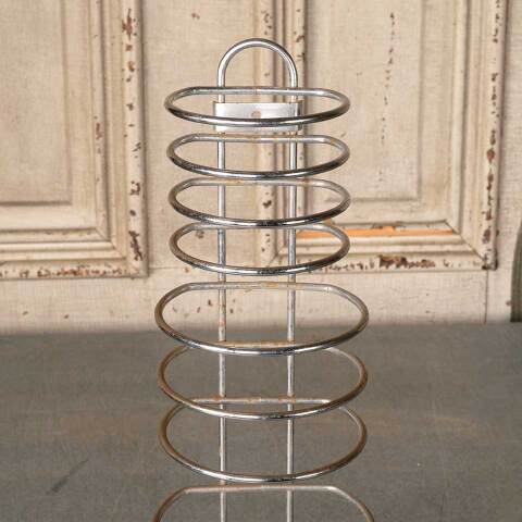 #50407 Vintage Wall Mount Chrome Towel Holder image 2