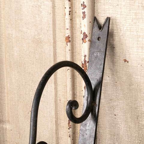 #50493 Wrought Iron Wall Mount Plant Hanger Bracket image 5