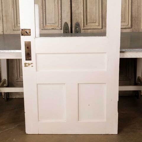 #50495 36x80 Antique Half Lite Wood Entry Door image 5