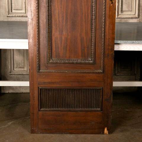 #50504 28x82 Antique Wood Butler's Pantry Door image 4