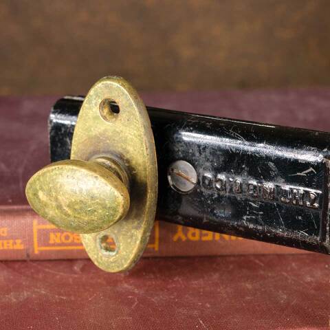 #50513 Antique H. B. Ives Co. Deadbolt Mortise Set image 5