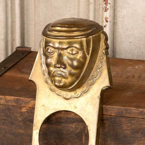 #50538 Antique Brass Figural Backplate Hardware image 5