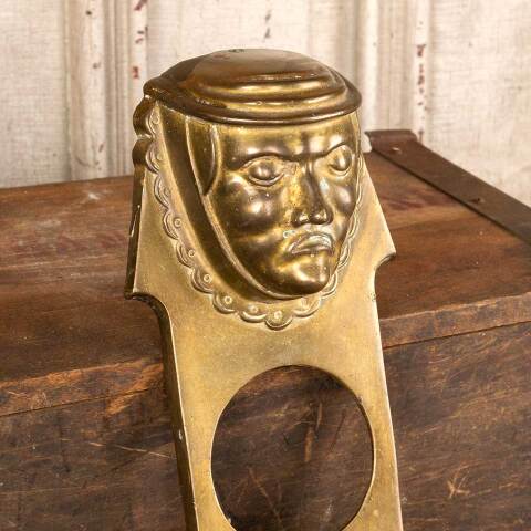 #50538 Antique Brass Figural Backplate Hardware image 7