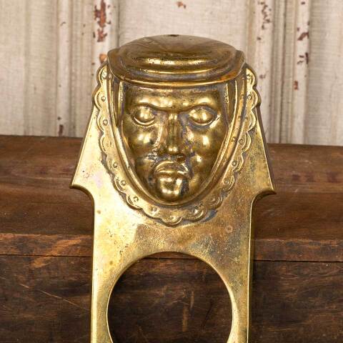 #50538 Antique Brass Figural Backplate Hardware image 2