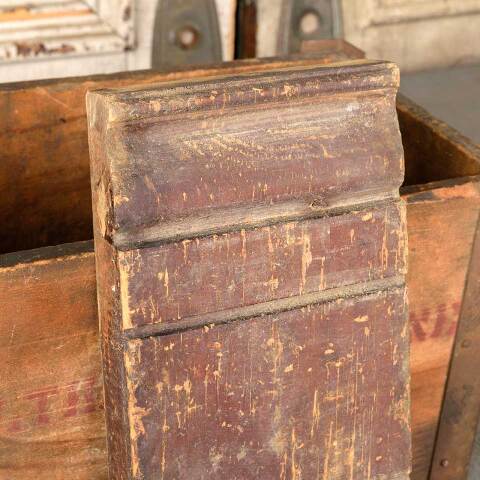 #50561 Antique Wood Interior Door Plinth Trim Block image 4