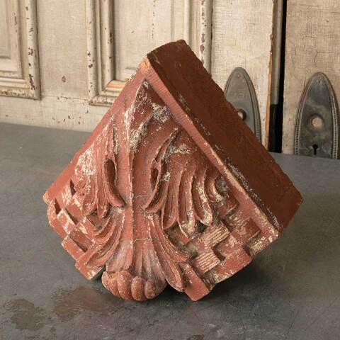 #50567 Antique Terra Cotta Building Ornament image 4