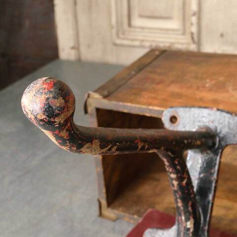 #50578 Large Antique Cast Iron Wall Mount Hook image 4