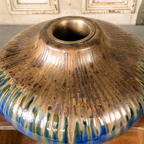 #50587 Salvaged Patio Table Fire Feature Decor image 2