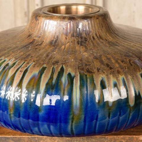 #50587 Salvaged Patio Table Fire Feature Decor image 5