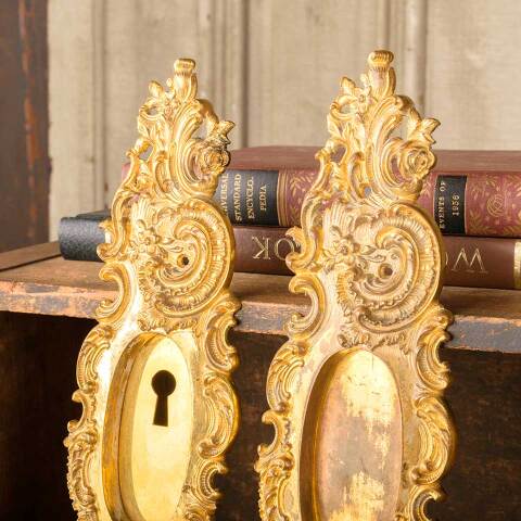 #50609 Antique CHICAGO Pocket Door Pulls image 3