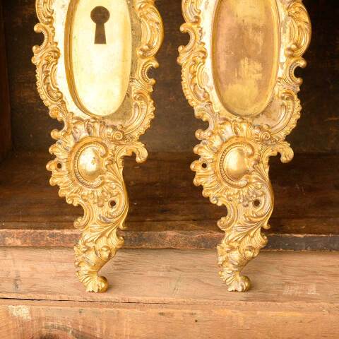 #50609 Antique CHICAGO Pocket Door Pulls image 4