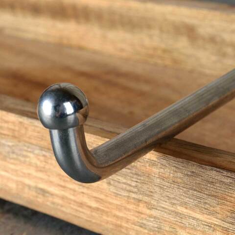 #50611 Vintage Chrome Finish Garment Hook image 3