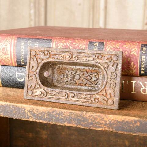 #50618 Antique Cast Iron Window Sash Lift Hardware image 2