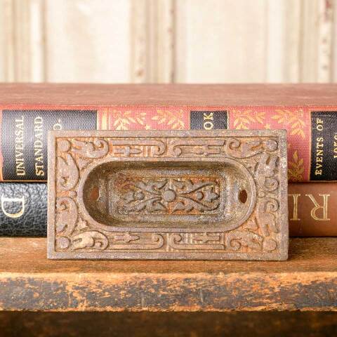 #50618 Antique Cast Iron Window Sash Lift Hardware image 3