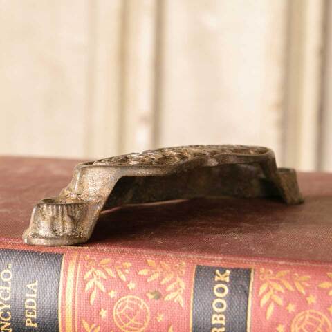 #50624 Antique Cast Iron Drawer Bin Pull Hardware image 5