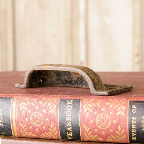 #50625 Antique Cast Iron Drawer Bin Pull Hardware image 6