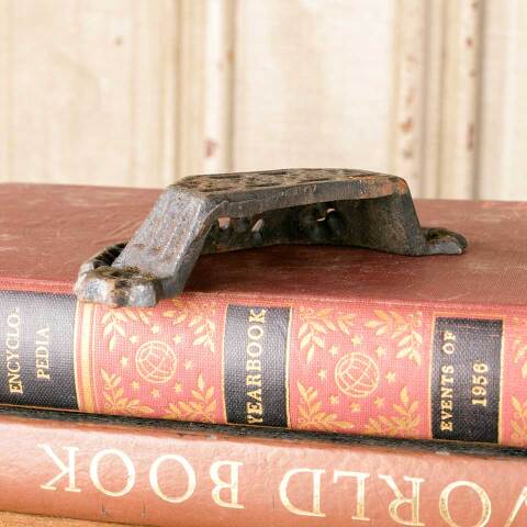 #50626 Antique Cast Iron Bin Pull Drawer Hardware image 5