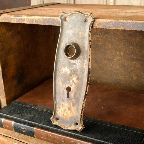 #50640 Arts & Crafts Doorknob Backplate Hardware image 7