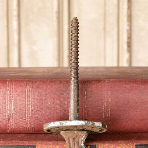 #50647 Antique Ornate Cast Iron Chandelier Hook image 4