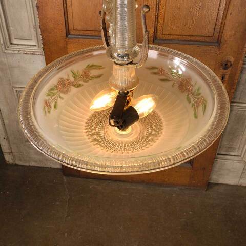 #50652 Antique 2 Bulb Chandelier Light Fixture image 8