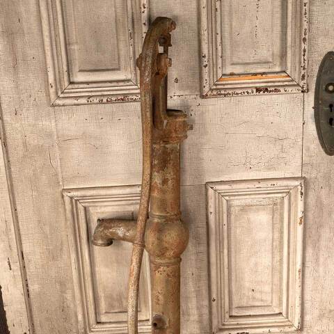 #50732 Antique Cast Iron Farm Water Pump image 6