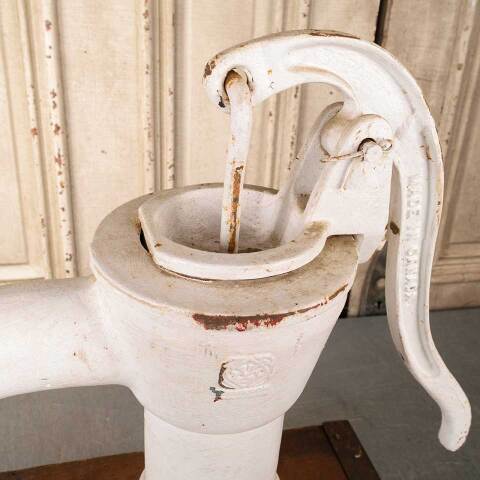 #50733 Antique Cast Iron Farm Water Pump image 8