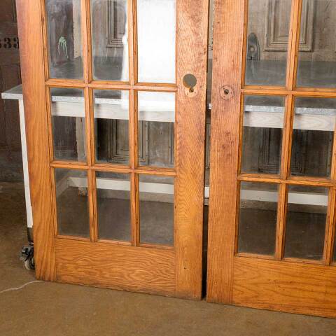 #50741 59x79 Antique 15 Lite Interior French Doors image 3