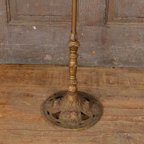 #50746 Antique Ornate Brass Floor Lamp image 6
