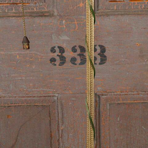 #50747 Antique Ornate Cast Iron Floor Lamp image 3