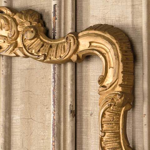 #50755 Antique Gold Painted Wood Picture Frame image 7