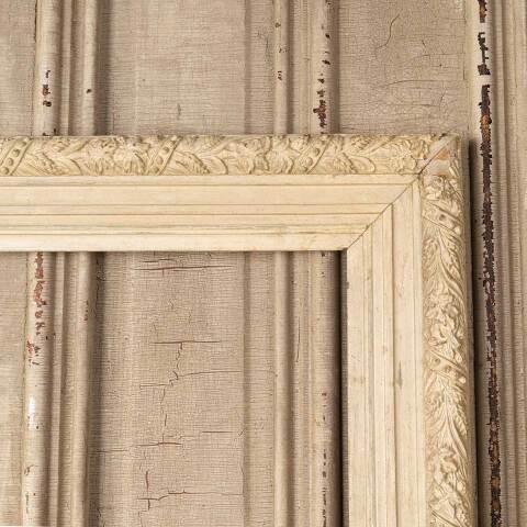 #50756 Antique White Gesso & Wood Picture Frame image 5