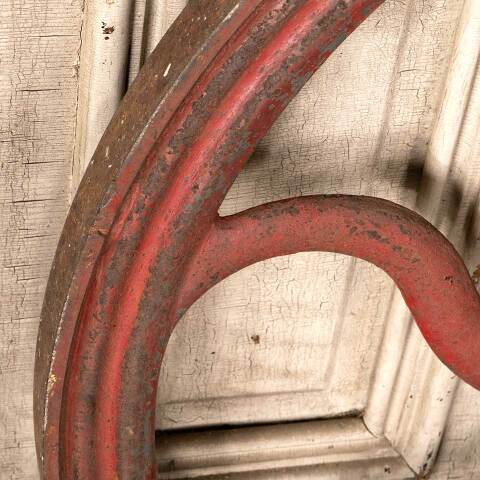 #50764 Antique Cast Iron Belt Wheel image 6