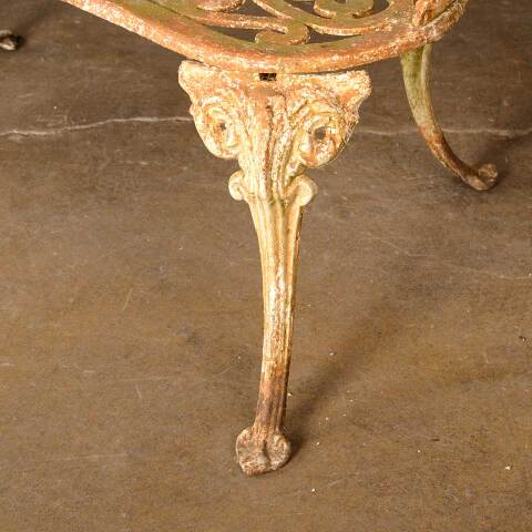 #50772 Vintage Cast Iron Garden Patio Bench image 7