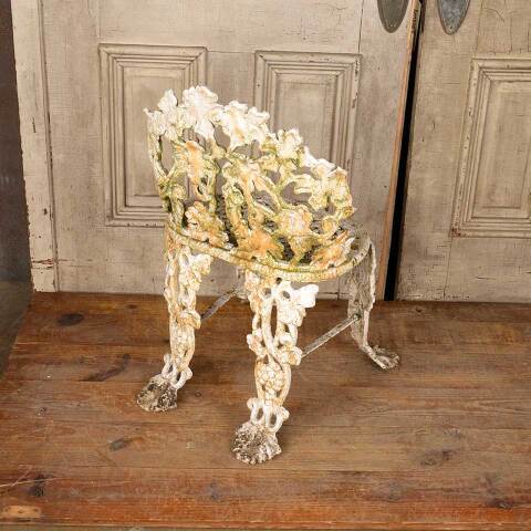 #50773 Vintage Cast Iron Garden Patio Chair image 7