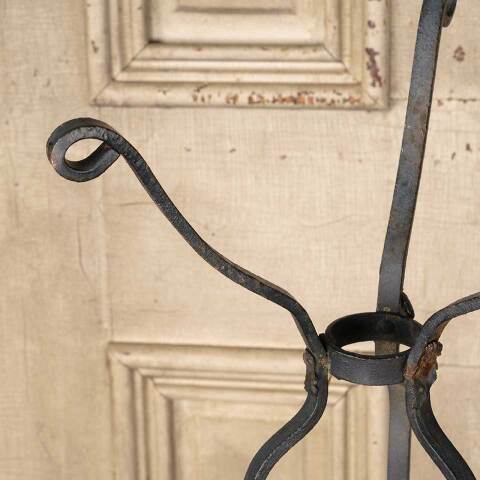 #50779 Vintage Wrought Iron Flower Pot Stand image 7