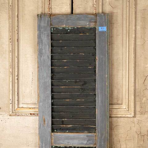 #50829 Antique Exterior Louvered Wood Shutter image 2