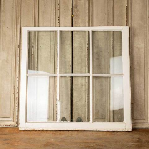 #50869 38x36 Antique Divided 6 Lite Wood Window image 5